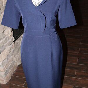 Maggy London Navy Blue Sheath Dress